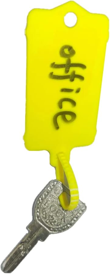 100pcs Reusable Blank Plastic Tags Ties Key Tags 1.45"*2.48" Serrated Tension Sealing Strap with Large Label Plastic Tie Mark Label Waterproof Hang Sign Write on Tag (Red, 100pcs)