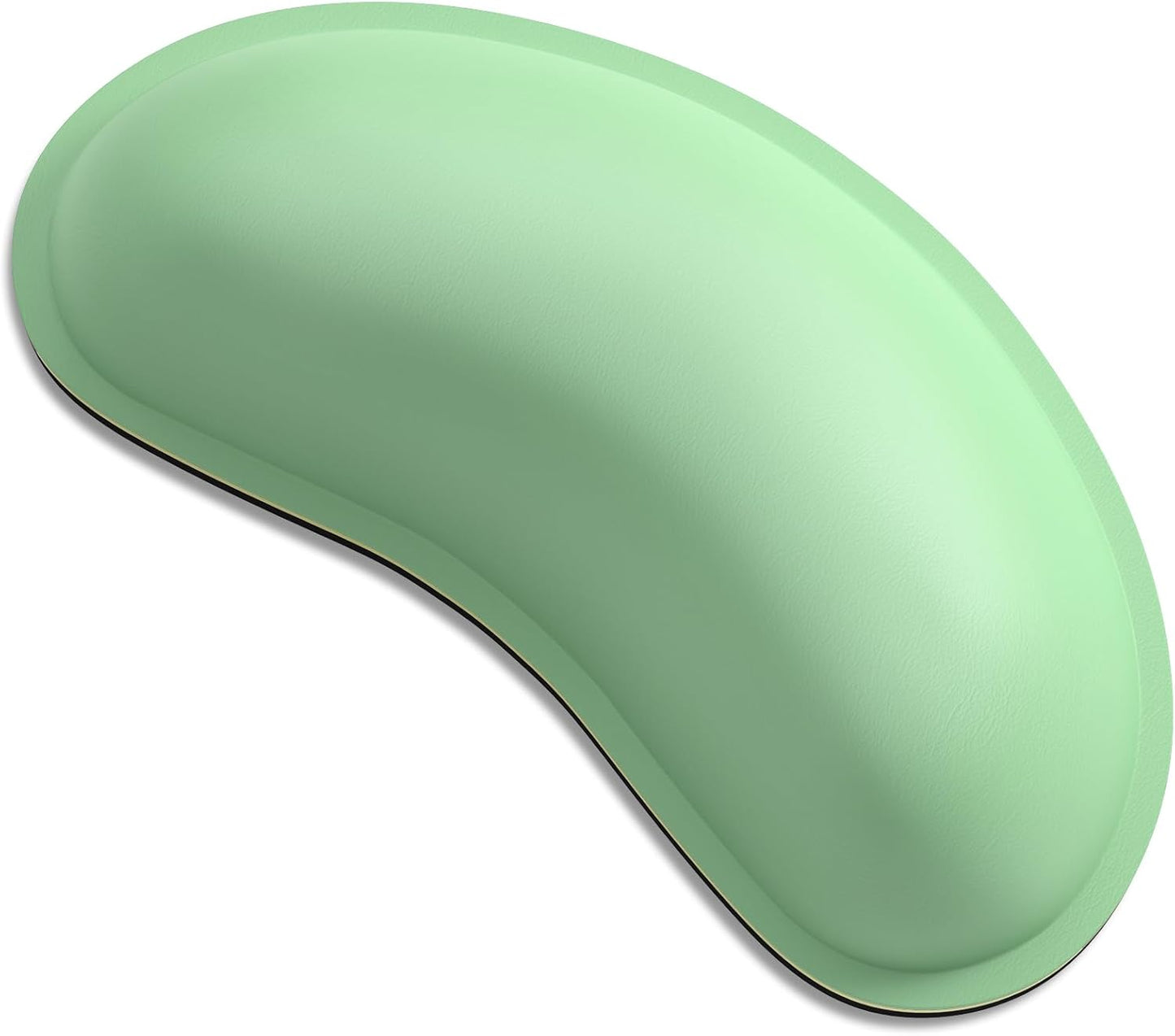 Dapesuom Keyboard Wrist Rest Set, Cute PU Leather Wrist Cushion for Computer Keyboard and Mousepad, Memory Foam Mouse Pad Rests Support with Non-Slip Base for Typing Pain Relief Laptop, Colonial White