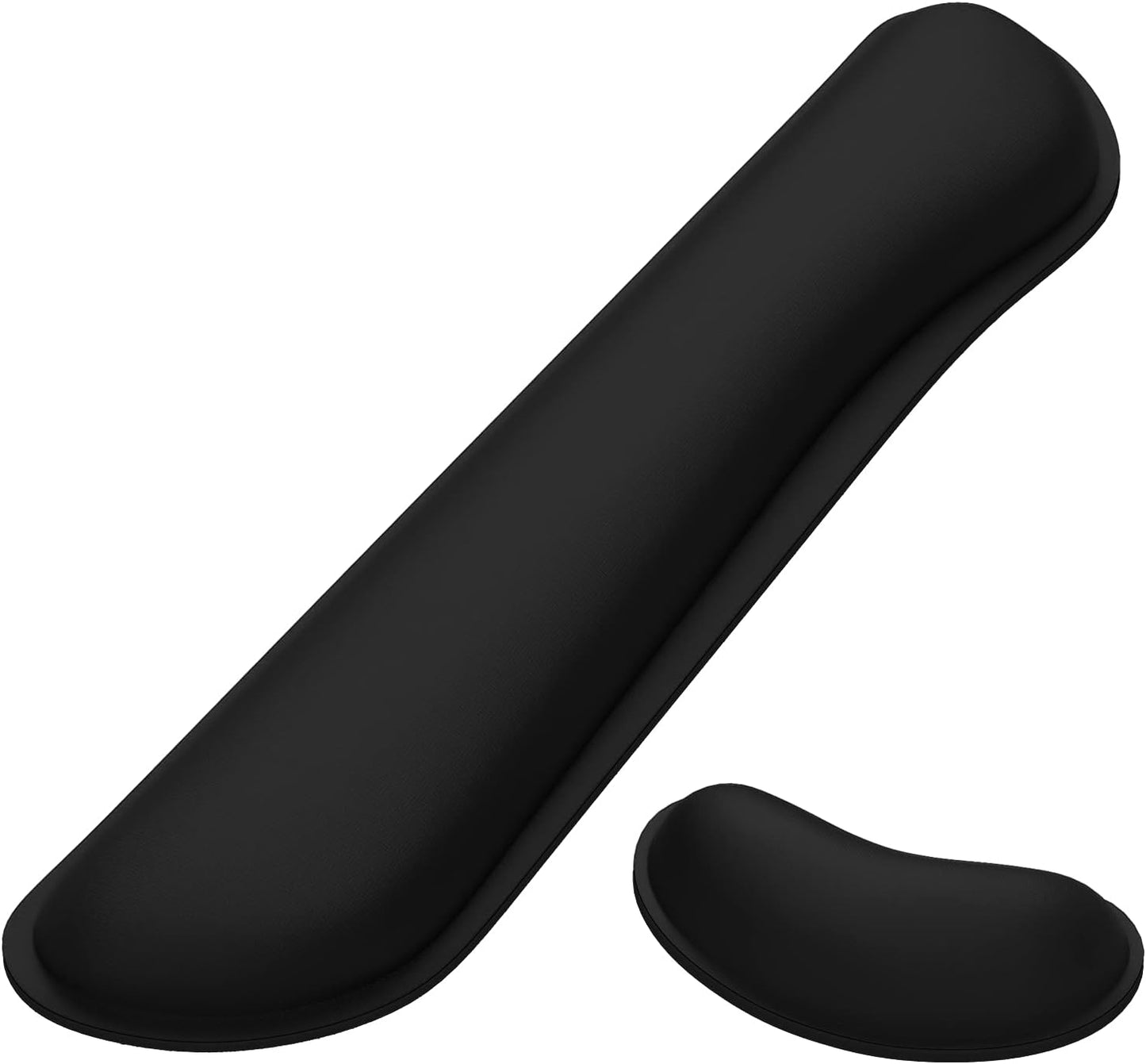 Dapesuom Enlarge Keyboard Wrist Rest, Cute Memory Foam Keyboard Wrist Cushion for Computer Desk Mats Support, Typing Pain Relief Ergonomic Mouse Pad Rests with Non-Slip Base for Gaming, Laptop, Purple