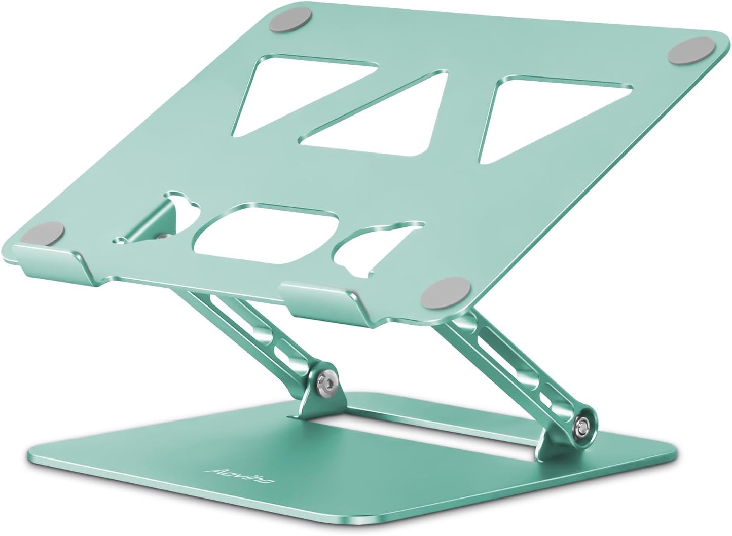 Aoviho Adjustable Laptop Stand for Desk,Portable Laptop Stand Holder and Riser,Foldable Aluminum Notebook Computer Stands for MacBook Air Pro HP Lenovo Dell Samsung Chromebook, 10-15.6 inch, Purple
