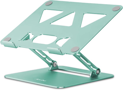 Aoviho Adjustable Laptop Stand for Desk,Portable Laptop Stand Holder and Riser,Foldable Aluminum Notebook Computer Stands for MacBook Air Pro HP Lenovo Dell Samsung Chromebook, 10-15.6 inch, Purple
