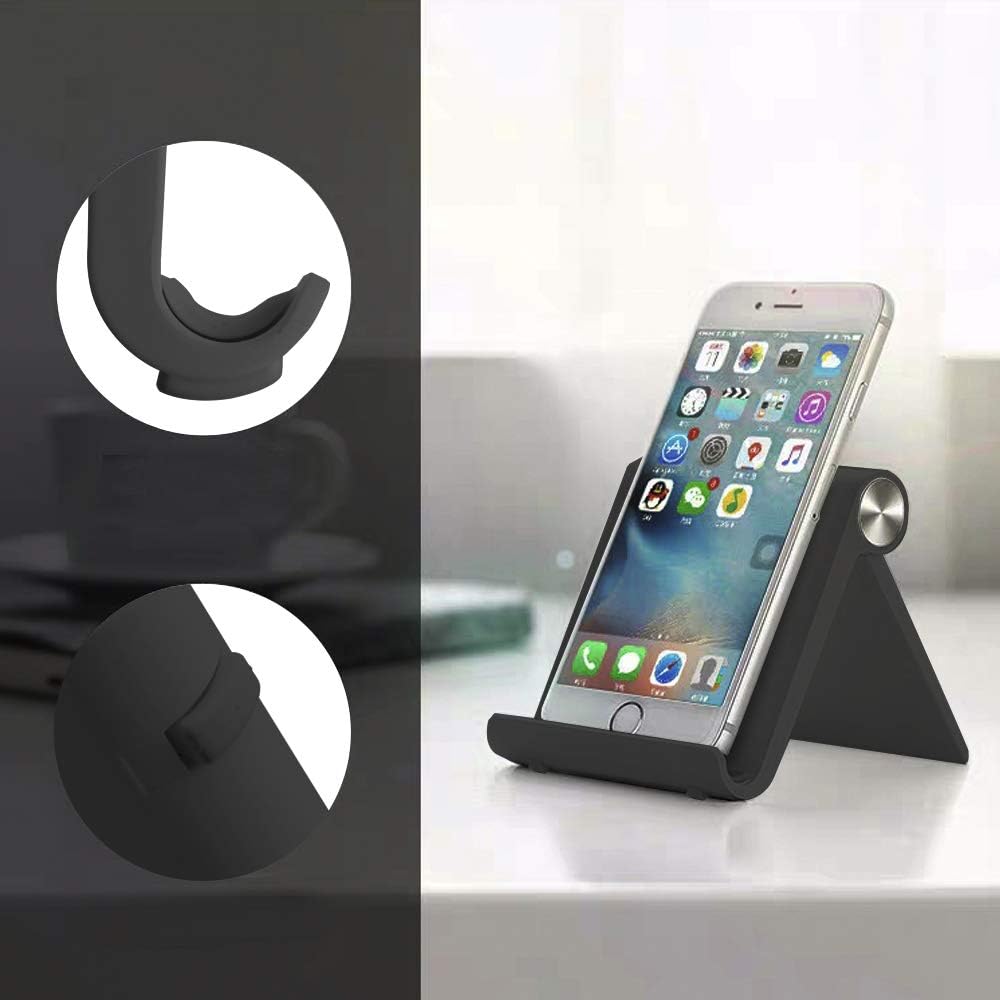 Mayten Foldable Desk Cell Phone Stand Adjustable iPhone iPad Holder Stand,Compatible for iPhone 14Pro 14Plus 13 12Pro Max 11 SE XS XR 8 7 6,Switch,iPad,Samsung,Kindle-White