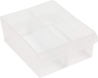 Akro-Mils 40717 Length Dividers for Plastic Storage Hardware and Craft Cabinet Large Drawers, (6-Pack), Clear
