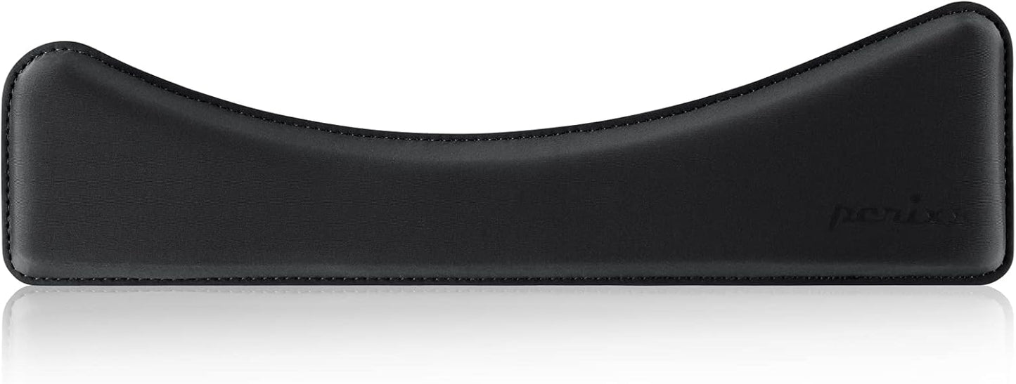 Perixx PERIPRO-512 Ergonomic Keyboard Wrist Rest - Gel Cushion Support - Compatible with Various Ergo Keyboard - Dimension 17.32x3.94x1.30 inches - Black