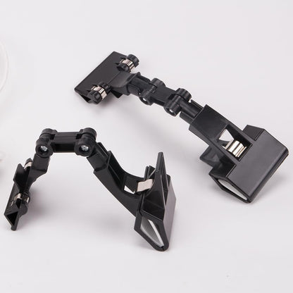 ZORZA 4Pcs Flexible Paper Stand for Desk Rotatable Foldable Document Holder Double Head Paper Holder for Typing Computer Monitor Canvas Clamp