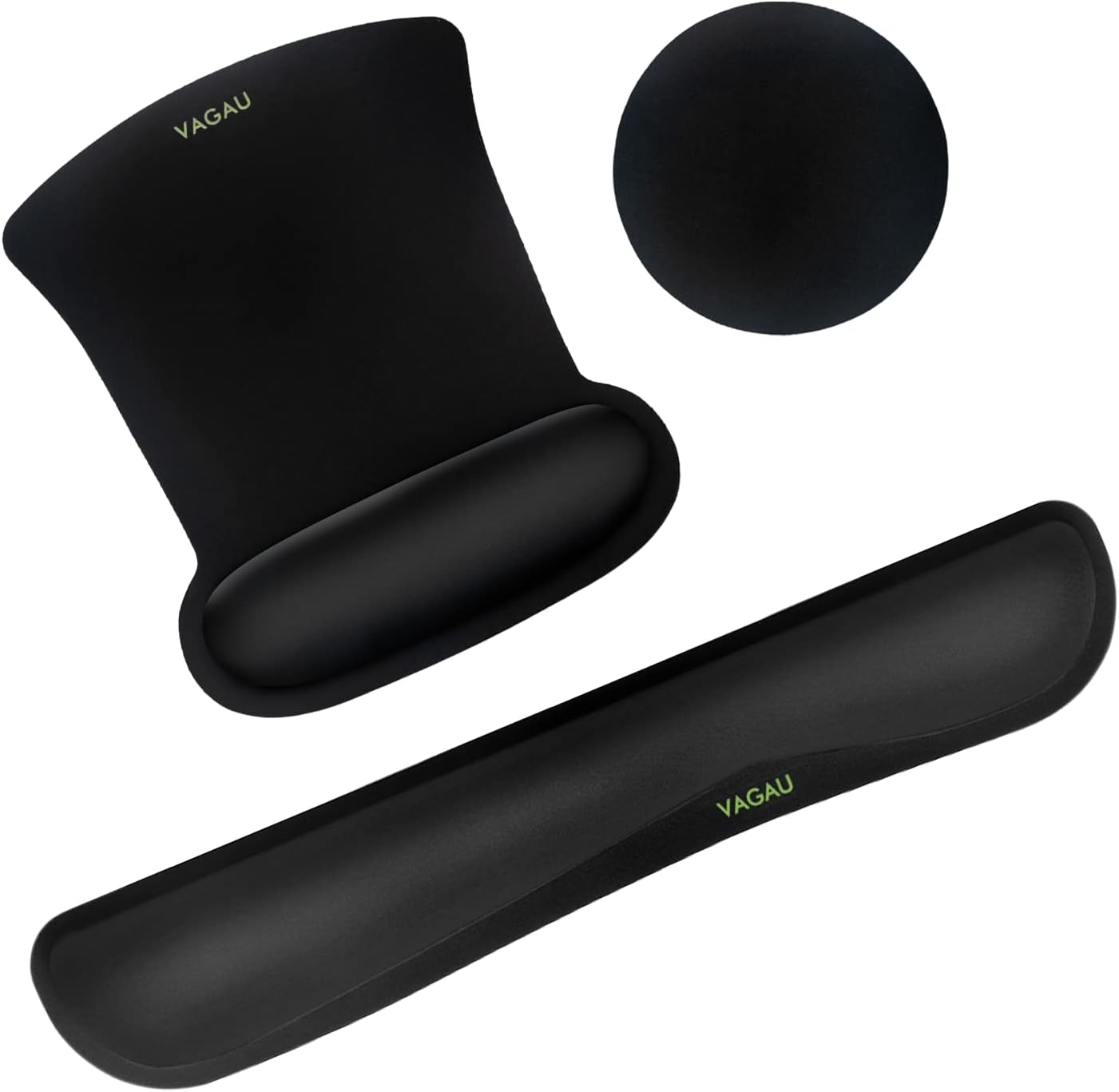 Comfy Mee Premium Memory Foam Keyboard and Mouse Wrist Rest Pads Set- for Comfortable Typing &Wrist Pain Relief (Pack of 2)
