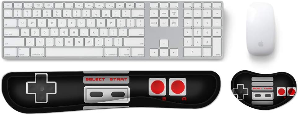 Keyboard Wrist Rest Pad and Mouse Wrist Support for Office, Game,Computer, Laptop, Pain Relief Memory Foam Wrist Rest Set (WRT-05)