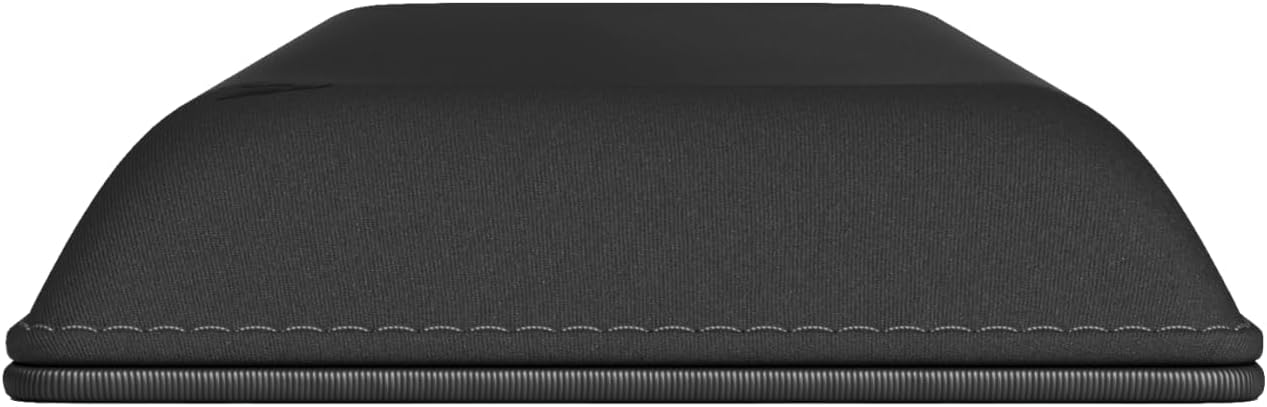 Glorious Wrist Pad/Rest - Compact - Black - Mechanical Keyboards, Stitched Edges, Ergonomic | 12x4 inches | 25mm/1in Thick (GWR-75) Compact (Black)