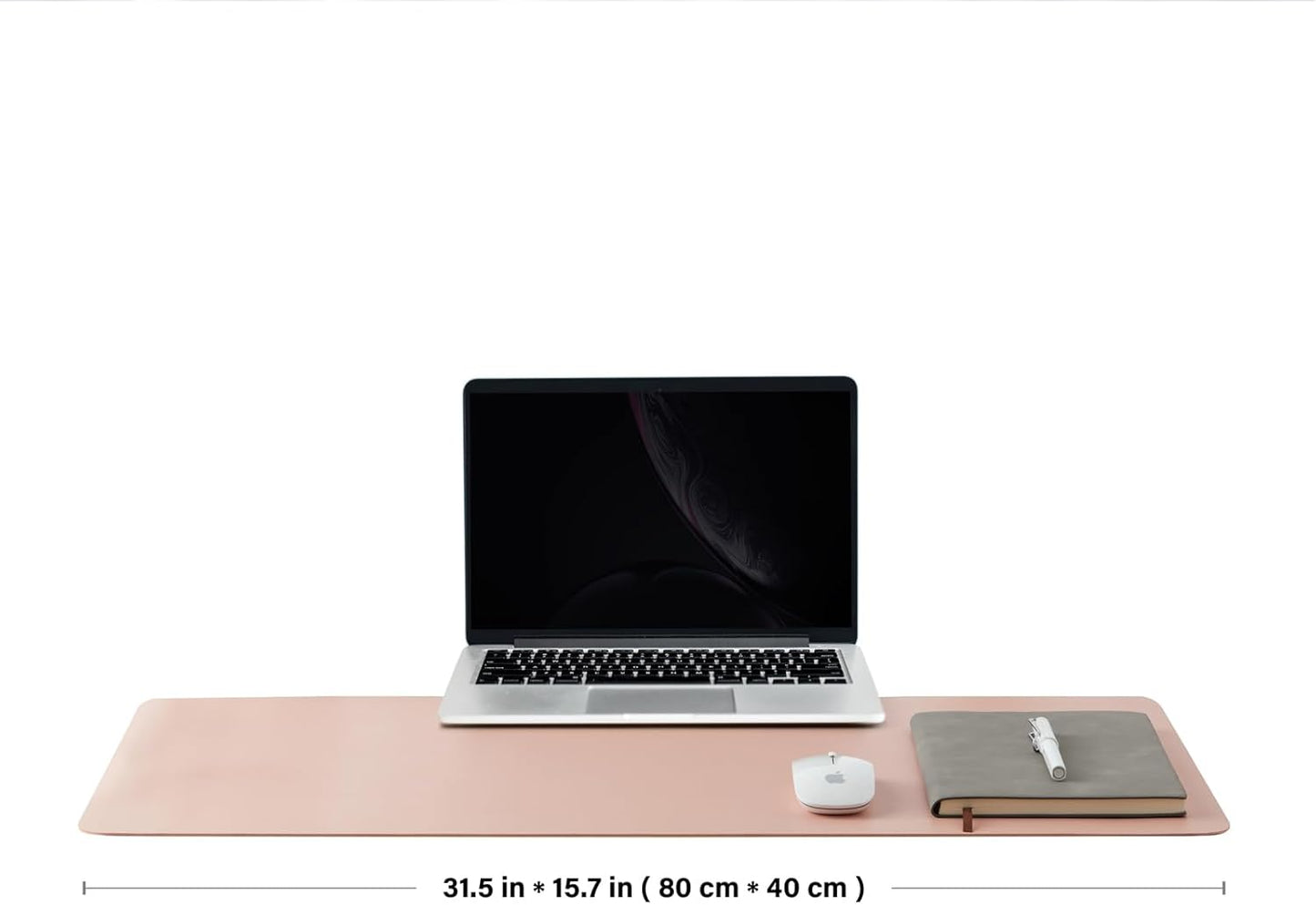 Cork Desk Mat - Dual-Sided Desk Pad for Office and Home - Desk Organization and Accessories - Ideal for Large Mouse Pad and Desk Mats on Top of Desks(Dark Green,90cmx 43cm)