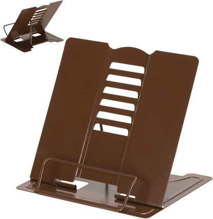 Camelmother Metal Book Holder Adjustable Book Stand for Reading