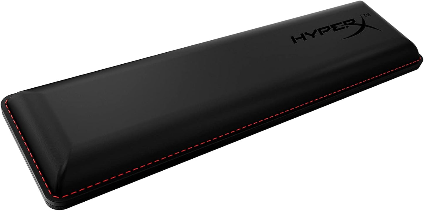HyperX Wrist Rest - Full Sized - Cooling Gel - Memory Foam - Anti-Slip - Ergonomic - Keyboard Accessory, Black
