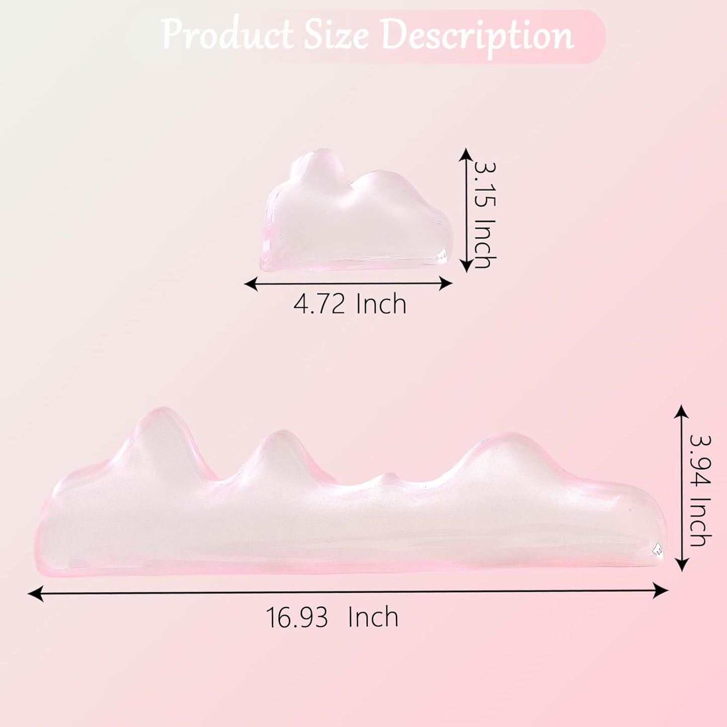 Gel Wrist Rest for Keyboard and Mouse Square Blue Plaid Clear Keyboard Wrist Rest Transparent Ergonomic Cute Checkered Mouse Wrist Pad Silicone Non-Slip Support for Computer Laptop Gaming Home Office