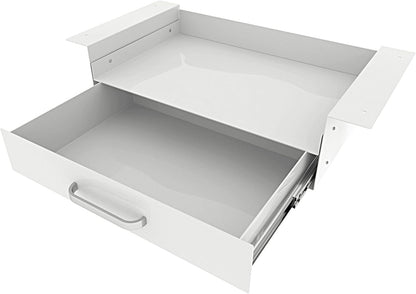 GOME Under Desk Slide out Pencil Drawer with Space Divider Design for Storing Pencil and Office Accessories, Underdesk Pull out Tray Organizer Mounted for Sit Stand Workstation