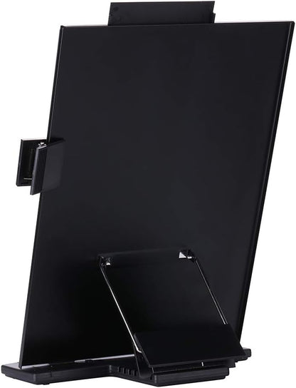 KLOUD CityBlack Metal Desktop Document Book Holder with 7 Adjustable Positions (Lost ocean-SJ981)