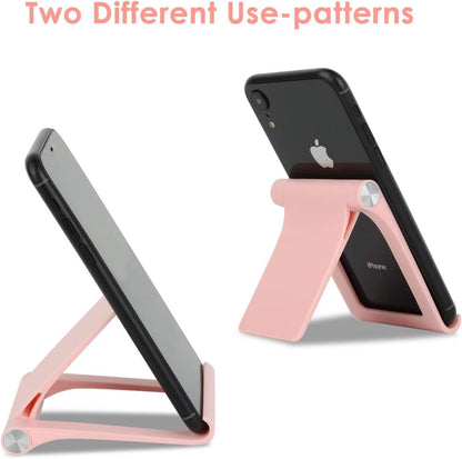 Cell Phone Stand Holder Multi-Angle Adjustable Phone Desk Stand Tablet Holder for iPhone 17 16 15 14 13 12 11 Pro Max XS XR 8 Plus 6 7 Galaxy S22 S21 S20 S10 S9 Edge Android Smartphone