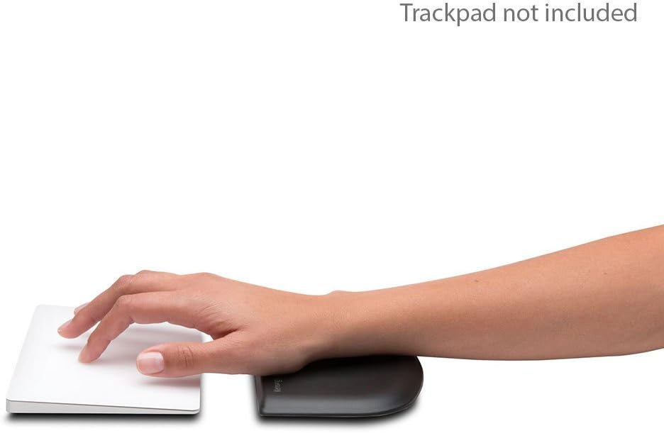 Kensington ErgoSoft Wrist Rest for Slim, Compact Keyboards, Black (K52801WW), 3.9 x 0.4 x 11.1 inches