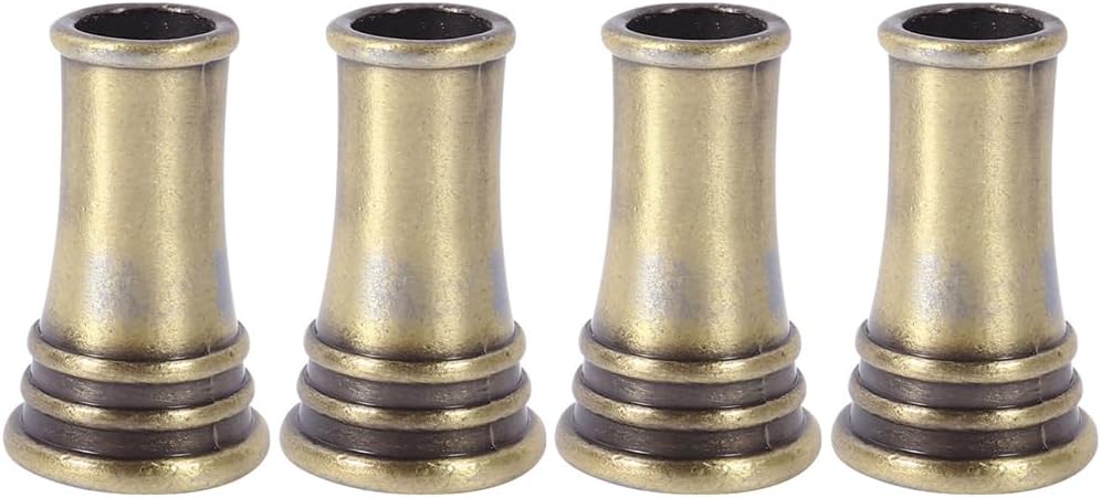 PRETYZOOM Desk Pencil Cup 4pcs Round Metal Pen Holder Insertion Pen Holder Dip Pens Base Makeup Brush Holder Metal Pencil Holder Desktop Pen Base Ink Bracket Student Copper Fine