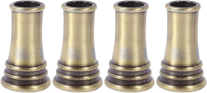 PRETYZOOM Desk Pencil Cup 4pcs Round Metal Pen Holder Insertion Pen Holder Dip Pens Base Makeup Brush Holder Metal Pencil Holder Desktop Pen Base Ink Bracket Student Copper Fine