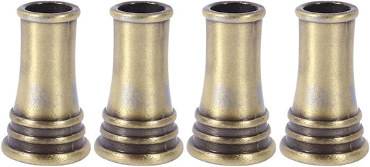 PRETYZOOM Desk Pencil Cup 4pcs Round Metal Pen Holder Insertion Pen Holder Dip Pens Base Makeup Brush Holder Metal Pencil Holder Desktop Pen Base Ink Bracket Student Copper Fine