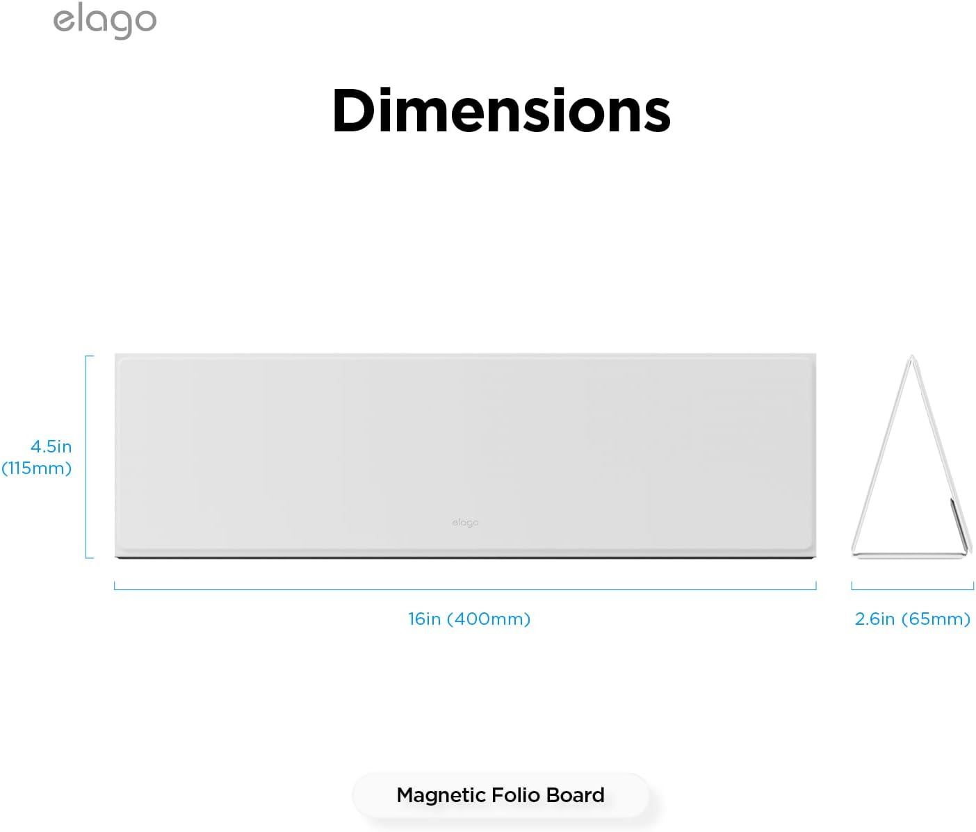 elago Smart Magnetic Desk Mat Folio Board Compatible with All Magnetic Products Clean Organized Desk for Office and Home (Microfiber Leather-Stone)
