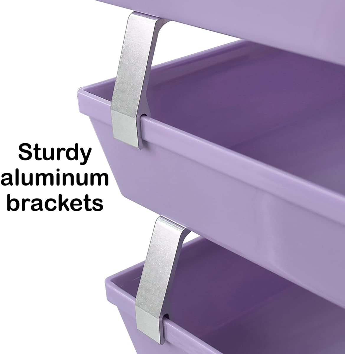 Acrimet 3 Tier Paper Letter Tray Side Load Letter Size, Office Desk File Document Organizer Plastic (Clear Crystal Color)