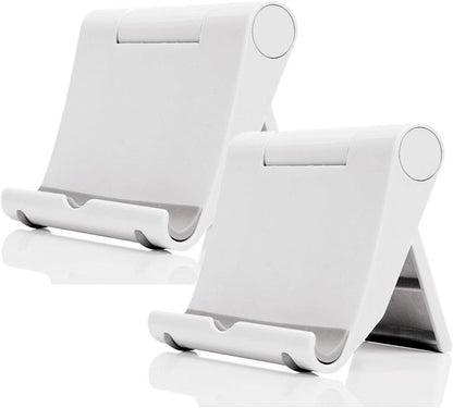 Adjustable Foldable Cell Phone Stand for Desk, Compatible with Most Smartphones and Tablets, Fits Devices up to 10 Pounds