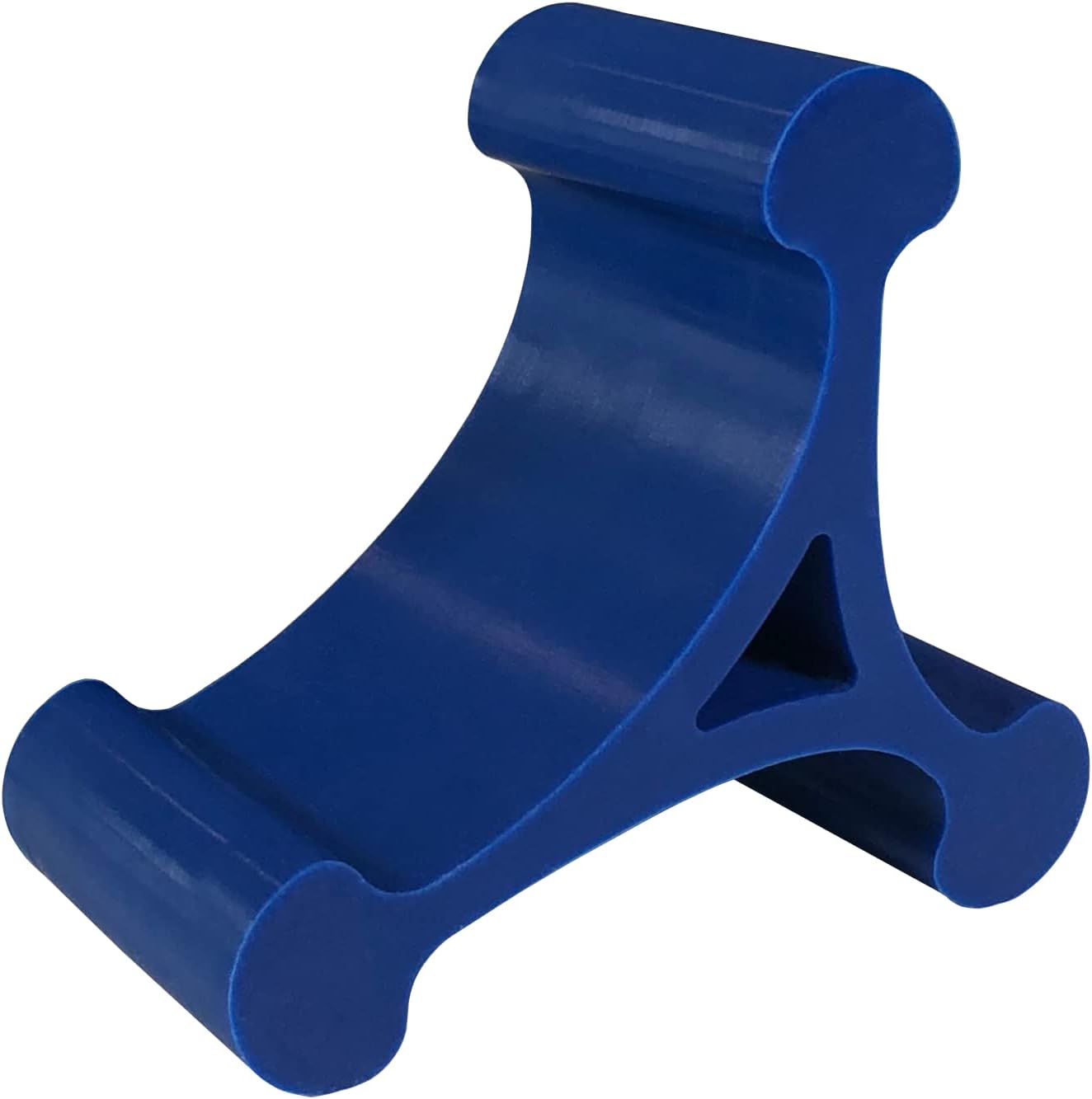 Skalene Phone Stand - 100% Silicone Rubber, Adjustable Phone Holder, Prop, Rest - Desk, Office, Home, Kitchen Accessory (Stealth Black)