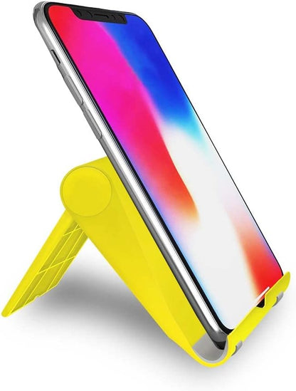 Adjustable Cell Phone Stand for Desk, Portable Phone Holder Compatible with Most iPhone, Samsung and Other Smartphones - Green