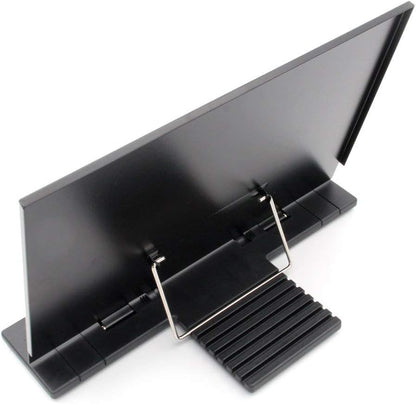 Adjustable Portable Steel Ipad Document Book Stand Frame Reading Desk Holder Office Accessories - Black