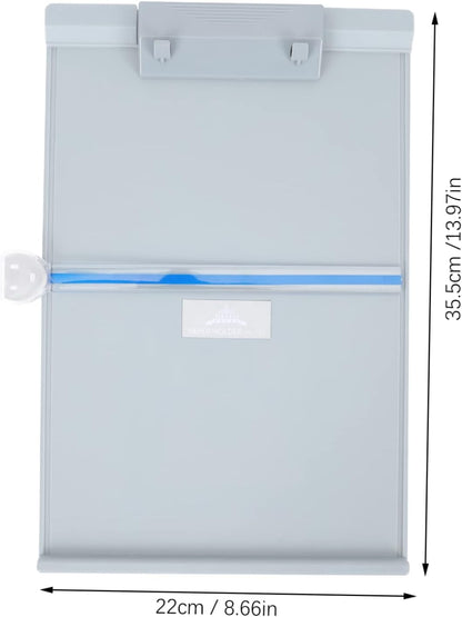 OSALADI Adjustable Desktop Paper Stand Document Holder Reading Stand with Removable Ruler Lightweight Plastic Office Organizer for Comfortable Neck Support