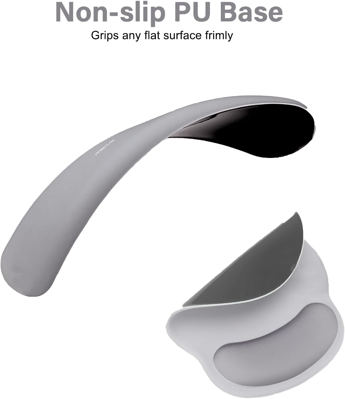 MOSISO Wrist Rest Support for Mouse Pad&Keyboard Set, Circle Curved Ergonomic Mousepad&Coaster Non-Slip Base Home/Office Pain Relief&Easy Typing Pad with Soft Cloth&Silicone Lining, Antique Green