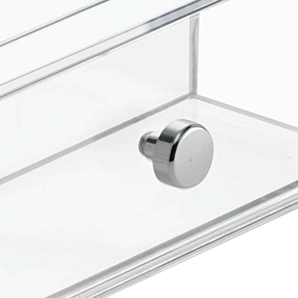iDesign 36560EU 4-Drawer Vanity/Cosmetic Organizer, Set of 1, Clear