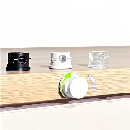 6 Pack -360 Degree Rotational Compact Desk Magnetic Cable Clips,Adhesive Wire Holder Keeper Organizer for Home Office Desk Phone Car Wall Desktop Nightstand, 3 Colors