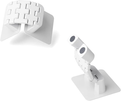 Flexible Magnetic Cable Organizer with 5-Section Link Design for Efficient Cable Management, Tidy Desk Organization, and Home/Office Use