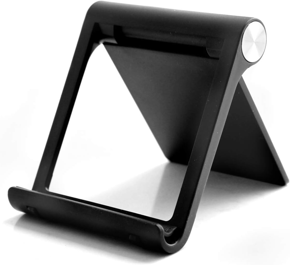 Mayten Foldable Desk Cell Phone Stand Adjustable iPhone iPad Holder Stand,Compatible for iPhone 14Pro 14Plus 13 12Pro Max 11 SE XS XR 8 7 6,Switch,iPad,Samsung,Kindle-White