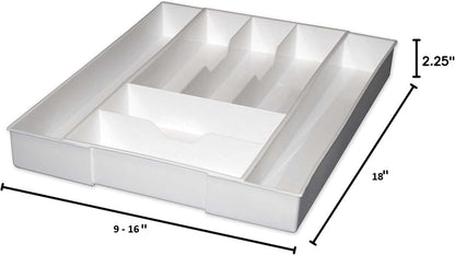 Dial Industries Expandable Silverware, Utensil and Cutlery Kitchen Drawer Organizer Tray