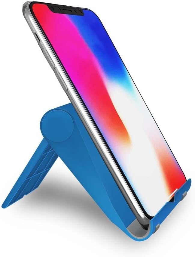 Adjustable Cell Phone Stand for Desk, Portable Phone Holder Compatible with Most iPhone, Samsung and Other Smartphones - Green