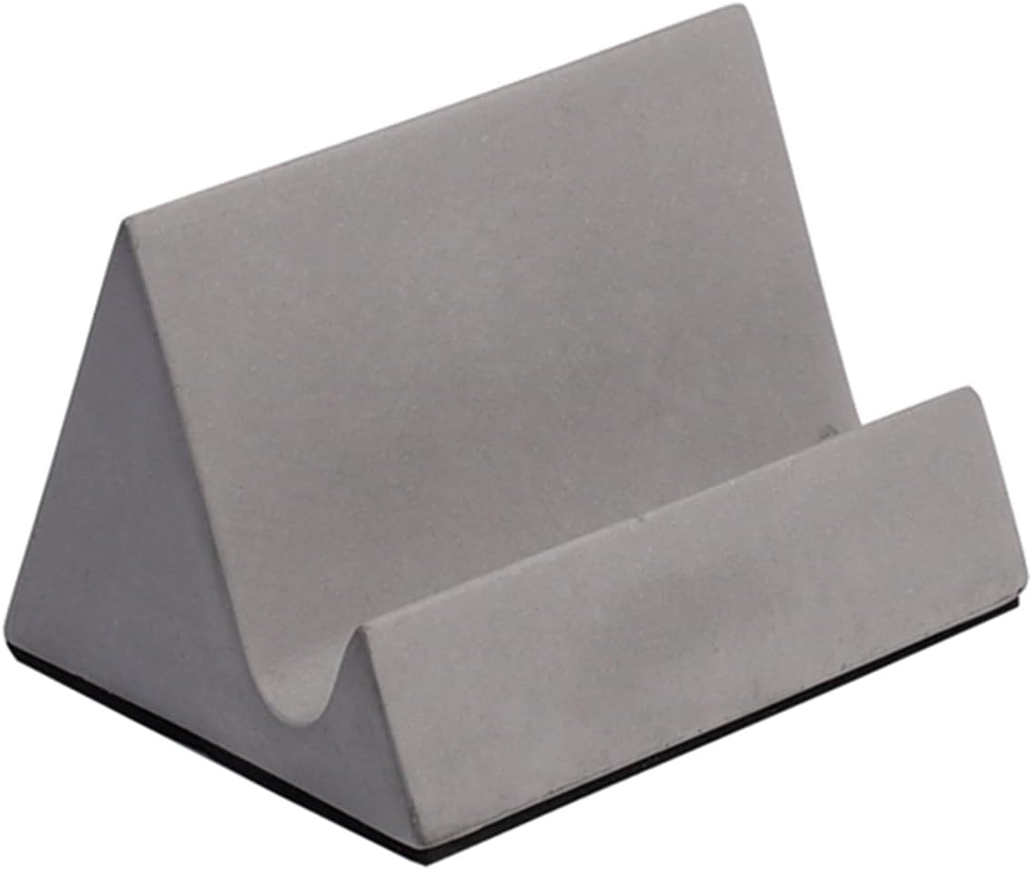 Concrete phone stand, desktop phone stand, multifunctional stand, compatible with iPhone 16/15/14/13/12 smartphones (Ink wash)