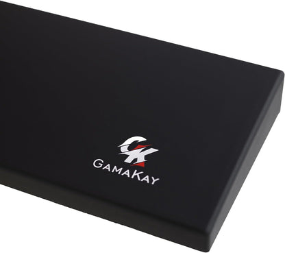 GK GAMAKAY Silicone Keyboard Wrist Rest, Soft Ergonomic Wrist Rest, Relax Your Wrist, for Laptop Computer Office & Home (White-100%)