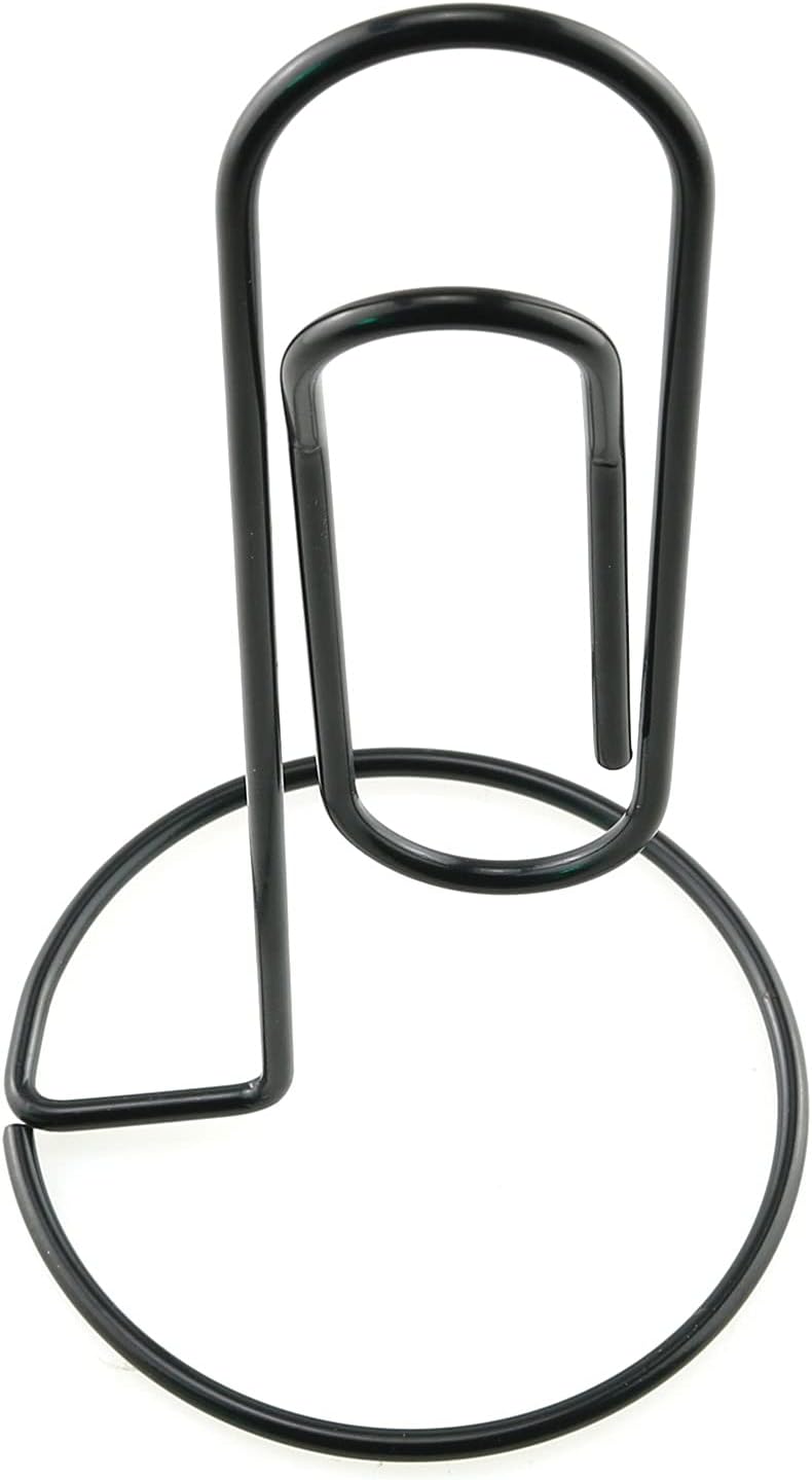 HJ Garden 1PC Black Study Note Holder Office Desk Paper Clip Memo Holder & Organizer, Perfect Office Accessory, Organize and Access Bills