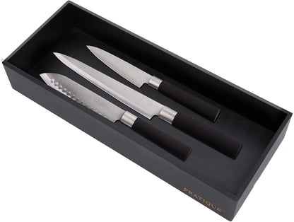 PRATIQUE Bamboo Drawer Organizer - Kitchen Utensil Organizer Silverware Tray Cutlery Holder，Office Desk Supplies and Accessories (8.9x5.9x2.6 inch)