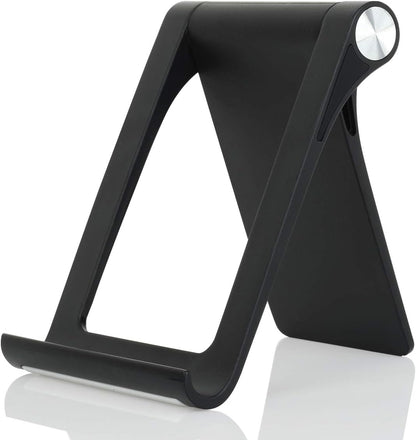 Cell Phone Stand Holder Multi-Angle Adjustable Phone Desk Stand Tablet Holder for iPhone 17 16 15 14 13 12 11 Pro Max XS XR 8 Plus 6 7 Galaxy S22 S21 S20 S10 S9 Edge Android Smartphone