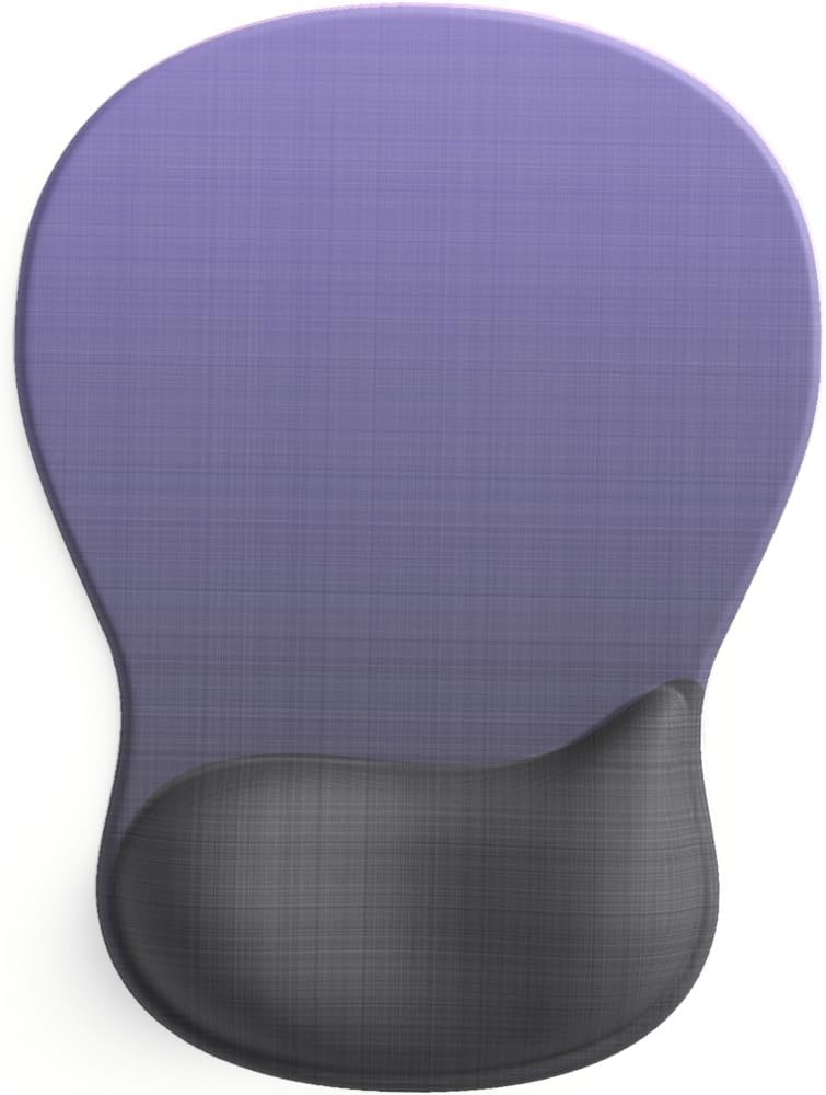 ErgoComfort Gel Wrist Rest Mouse Pad-Ergonomic Office Mousepad with Wrist Support-Non-Slip, Design Desk Accessories Mat for Home&Game Decor (09MochaSand Set)