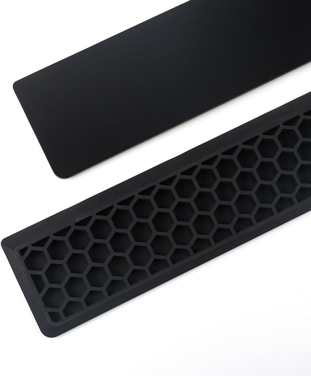 Ergonomic 75% Keyboard Wrist Rest-12.8" Silicone Non-Slip Keyboard Hand Rest, Relief of Hand Pain(White)