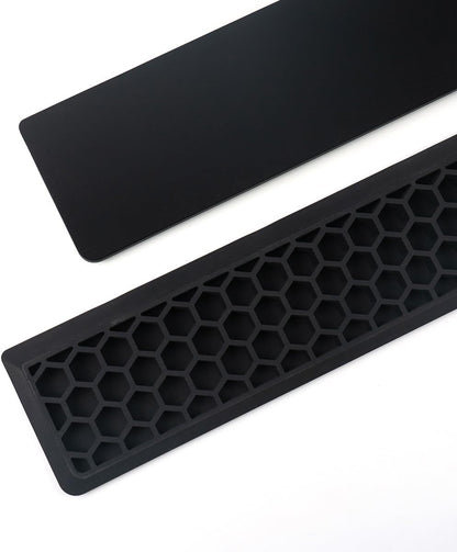 Ergonomic 75% Keyboard Wrist Rest-12.8" Silicone Non-Slip Keyboard Hand Rest, Relief of Hand Pain(White)