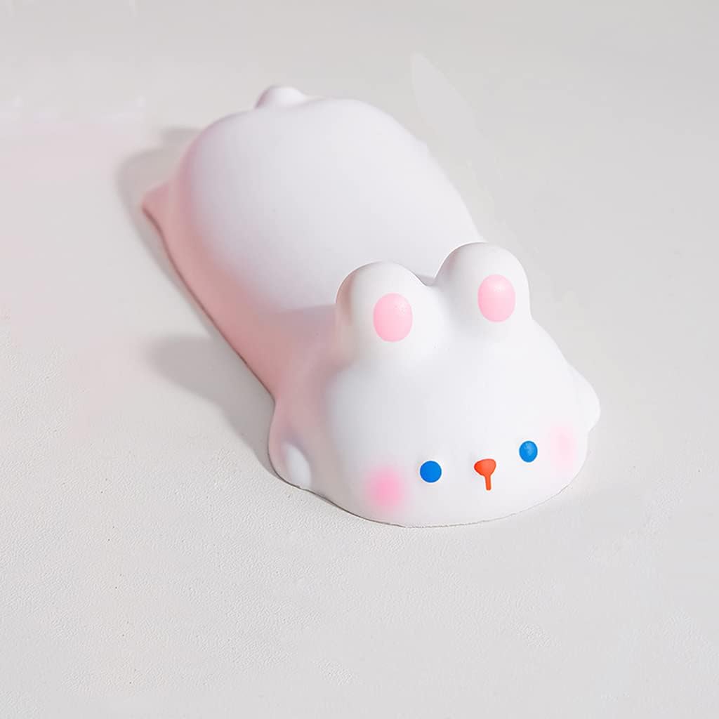 Cityhermit Cute Wrist Rest Support for Mouse Keyboard Computer Elbow Pad Arm Rest for Desk Ergonomic Kawaii Office Supplies Slow Rising PU Mouse Pad Cat