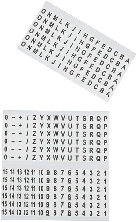 Klein Tools 56250 Wire Marker Book for Cable Management, Electric Panel Organization Wire Label Stickers, Numbered 1-48