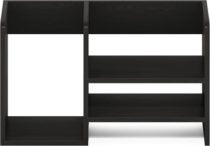 Furinno Classic Desk Organizers and Accessories, 2-Tier Monitor Riser, Office Organization, Desk Top Book Shelf, for Office Supplies, Office Desk Accessories, Dark Espresso