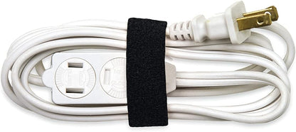 Wrap-It Storage Cable Management Value Pack - 40 Self-Gripping Cable Ties, 20 Cable Labels, 12ft Perforated Self-Gripping Roll - For Home, Office, Desk, Wire, Cable Wrap, Cord Management Organization