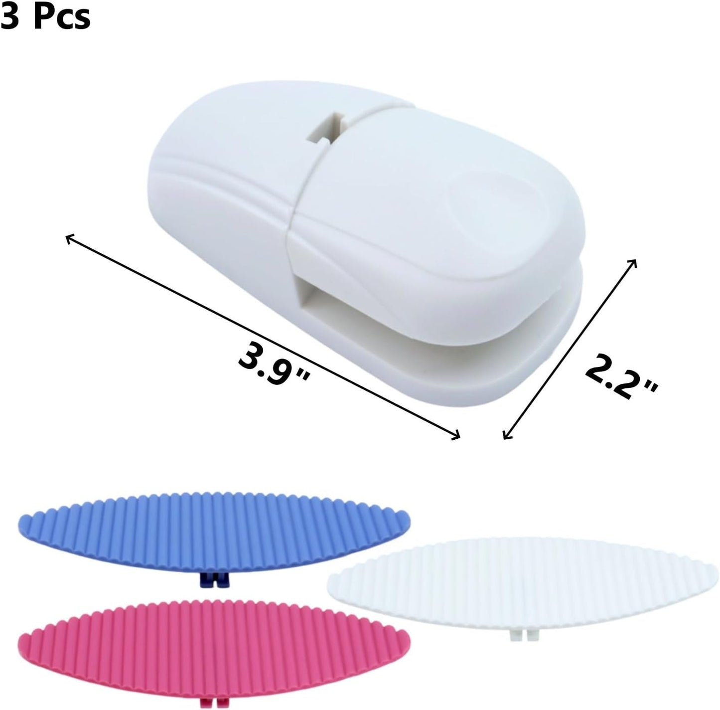 A4 Document Holder 3Pcs, Can Hold 15 Sheets of Paper for Typing & Reading, Press Type ABS Portable Copies Stand Desktop Paper Stand